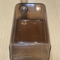 新品未使用 hunt9 ブラウン ガラス一輪挿し 購入時より細かい傷ありの画像