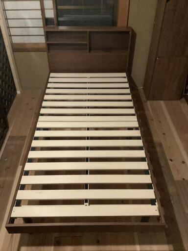 【格安/美品】木製すのこベッド(シングル)