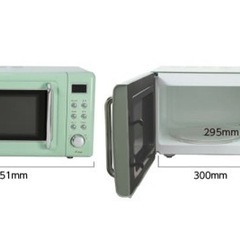 単機能電子レンジ20L  レトロ　DRW-20HFの画像