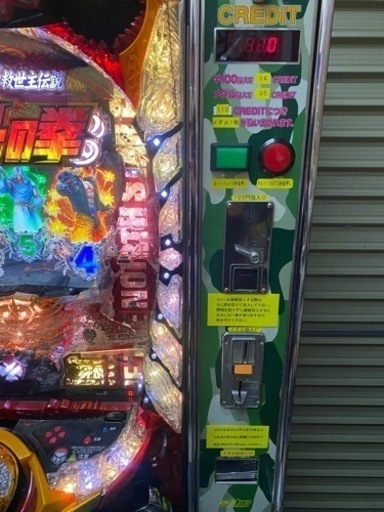 パチンコ筐体付き　CR北斗の拳7転生FC  西濃運輸で発送　アミューズ用　ゲーム用　個人の方もOK　中古　格安