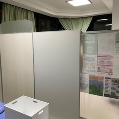 パーテーション2枚+スライドドアの画像
