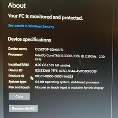 交渉中 ノートPC　Dell Latitude E7450　メモリ8GB　SSD250GBの画像