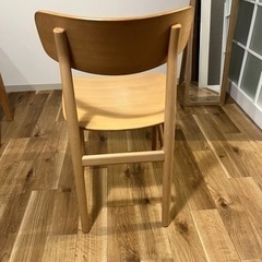 無印良品ブナ材チェアの画像