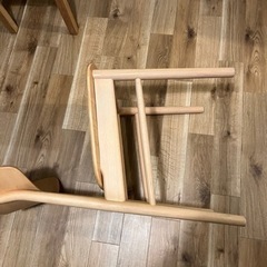 無印良品ブナ材チェアの画像