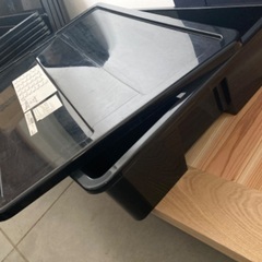 IKEA SAMLA 収納ケース 黒 ６個 