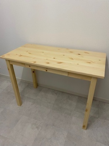 IKEA テーブル ダイニングテーブル バッテルン パイン無垢材