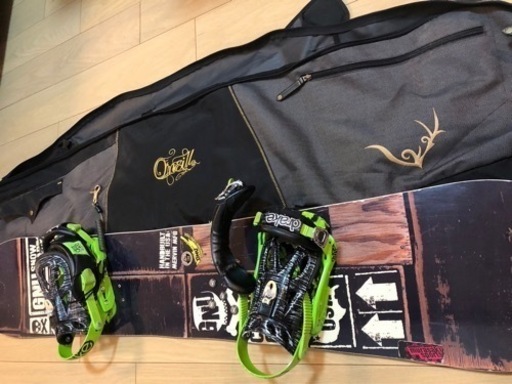 スノーボード＋ビンディング＋ケース＋3点セット