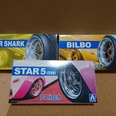 プラモデル ホイール1/24  まとめ売りの画像