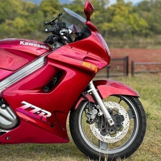 バイクオートバイ カワサキ実働ＺＺＲ250レストア済み程度良好