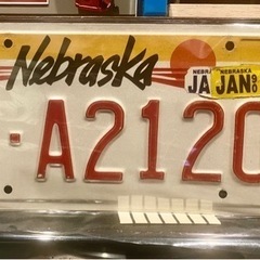 USA ビンテージ ナンバープレート ネブラスカ州