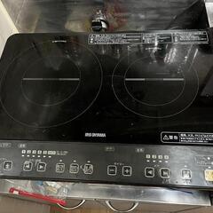  IRIS OHYAMA アイリスオーヤマ  2口IH 2口コンロ　台付 クッキングヒーター IHクッキングヒーター