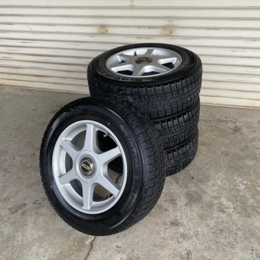 アルミホイール付きタイヤ!! 195/65R/15 オフセット45 PCD114.3 ４穴/5穴に対応