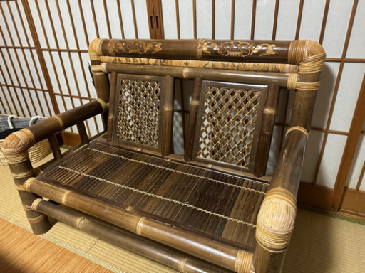 バリ家具　バンブーソファ