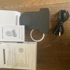  Bluetoothスマートフォンホルダー カメラグリップ マグネット式 スマホグリップの画像