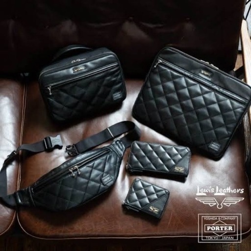 ルイスレザーズ × ポーター長財布 PORTER TOKYO 限定巾着付 完売品