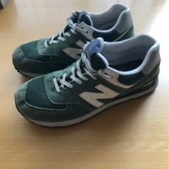 New Balance 574 グリーン