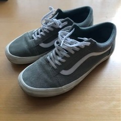 Vans オールドスクール　スエード　グリーン/白