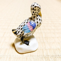 【超お得価格】ハンガリーで見つけたヘレンドの陶器の鳥の置物