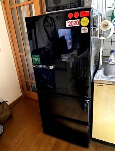 AQUA 3ドア冷蔵冷蔵庫
