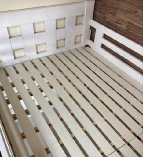 木製　三段ベッド　ベッド下収納　分割可能　シングル×3