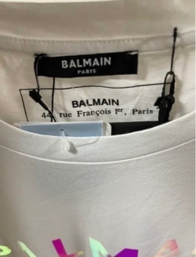 新品正規品　激安　バルマン　メタリックホログラム　Tシャツ