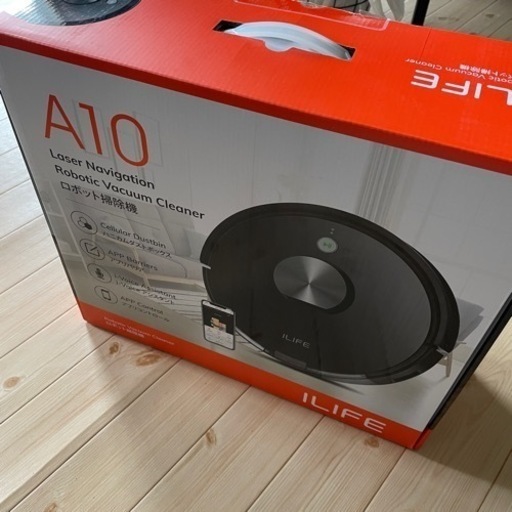 ILIFE アイライフ ロボット掃除機 水拭き レーザーマッピング機能 A10