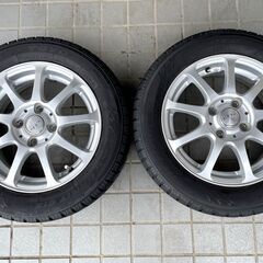 美品★軽・コンパクト用スタッドレスタイヤセット★165/65R14　8～9分山の画像