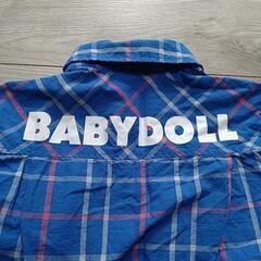BABYDOLLシャツワンピ110ｾﾝﾁの画像
