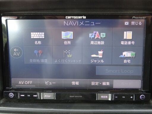 カロッツェリア　楽ナビ　ＡＶＩＣ－ＲＺ２０１－Ｄ　&　ＭｃＧａｒｄ　ナビロック