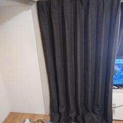 カーテン　茶　遮光　4つ
