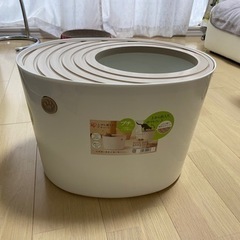 【決まりました】アイリスオーヤマの上から猫トイレプチ　ホワイト