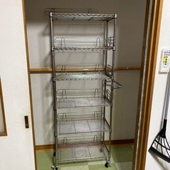 スチールラック　錆あり