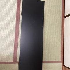 【最終値下げ】IKEA木製テーブル（黒）の画像