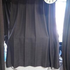 遮光カーテン　茶色　2枚