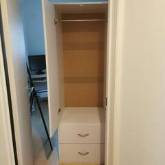 白色タンス　16日に処分しますの画像