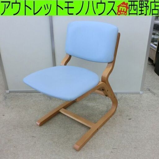 浜本工芸 学習チェア DSC-4104B ブルー デスクチェア 高さ調整可能 イス チェア 札幌市 西区 西野店