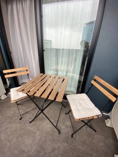 IKEA TARNO テルノー　ガーデン　テーブル　チェアセット