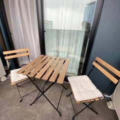 IKEA TARNO テルノー　ガーデン　テーブル　チェアセットの画像
