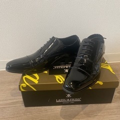 ビジネスシューズ27cm エナメル美品！！ストレートチップ！の画像