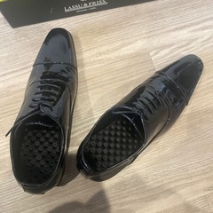 ビジネスシューズ27cm エナメル美品！！ストレートチップ！の画像