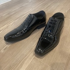 ビジネスシューズ27cm エナメル美品！！ストレートチップ！