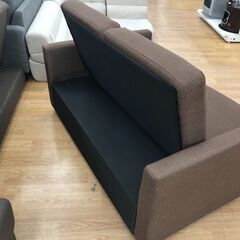 ★ジモティ割あり★ ニトリ ソファー バード2　茶 H55×W151×D85 クリーニング済み KJ1627の画像