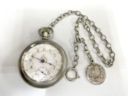 アンティーク ROCKFORD 懐中時計 SILVERRODE シリアル-340526 ロックフォード アメリカ製 ジャンク 札幌市手稲区