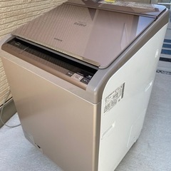 乾燥機付き縦型洗濯機‼️配送可能?激安‼️中古✨美品✨代容量✨乾燥機✨洗濯機✨