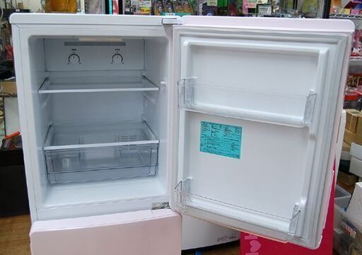 冷蔵庫 148L 2019年製 2ドア Haier JR-NF148B ピンク×ホワイト キッチン家電 100Lクラス ハイアール 札幌市 清田区 平岡
