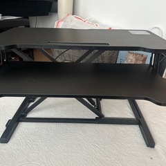 ガス式　卓上昇降テーブルの画像