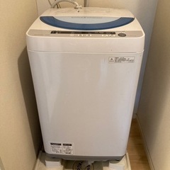 洗濯機　SHARPの画像