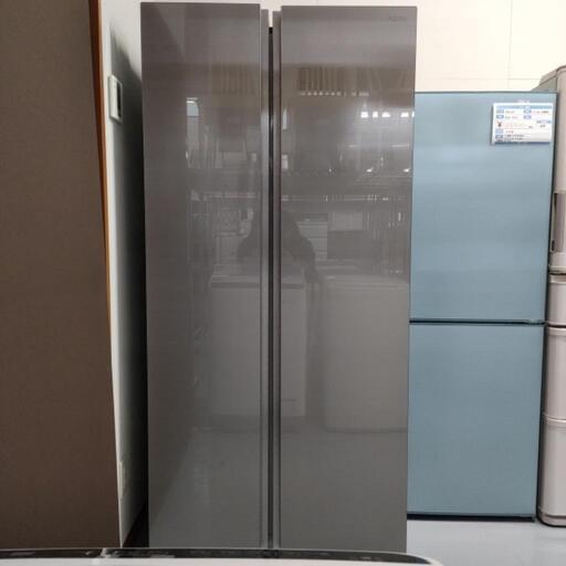 AQUA ノンフロン冷凍冷蔵庫 475L AQR-SBS48K 2022年製