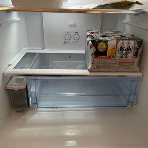 冷蔵庫　製氷機機能付