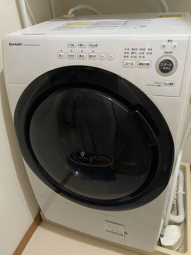 SHARP ドラム式電気洗濯乾燥機　57L　2021年製